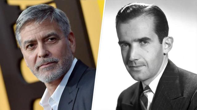 Clooney is currently starring in the Broadway production of Good Night, and Good Luck, playing legendary journalist Edward R. Murrow