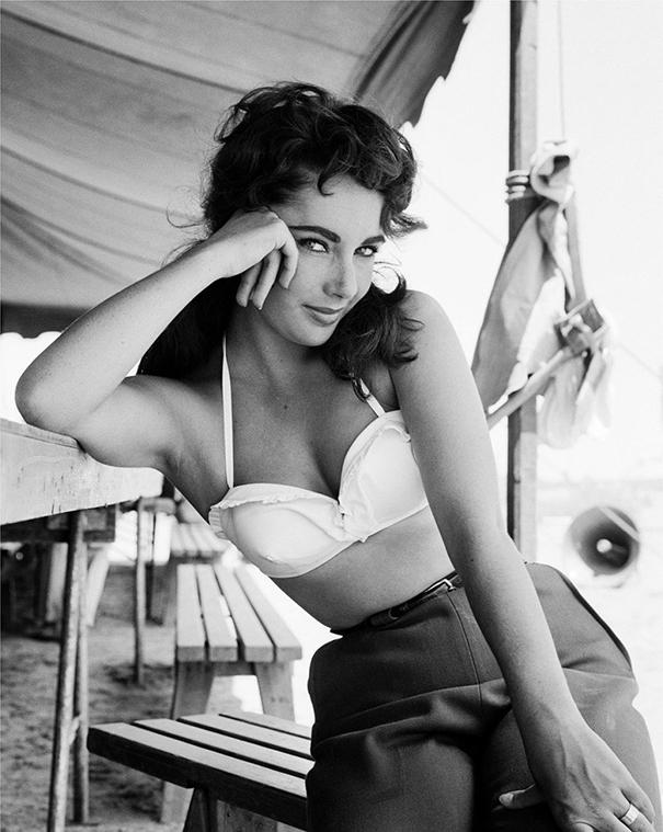 Elizabeth Taylor carried forward the hourglass legacy in the 1940s and 1950s with her famously voluptuous figure and striking presence.