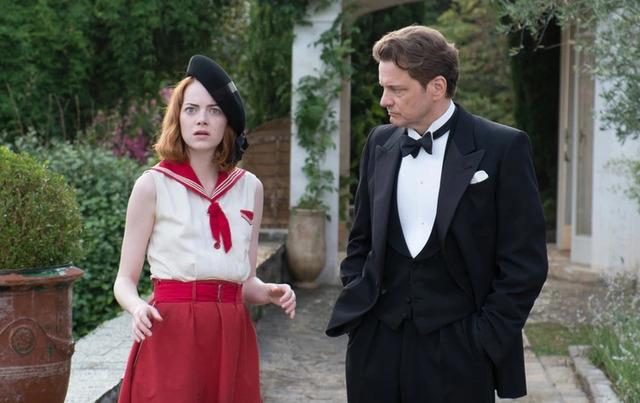 Emma Stone (25) & Colin Firth (53) — Magic in the Moonlight