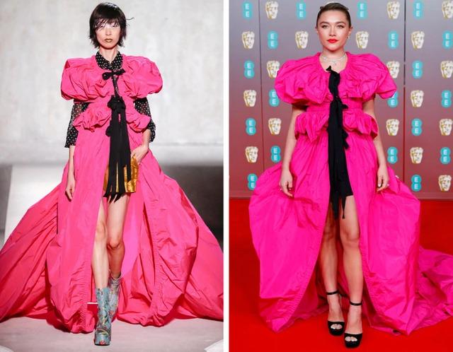 Florence Pugh’s Modern Edge in Dries Van Noten Suit