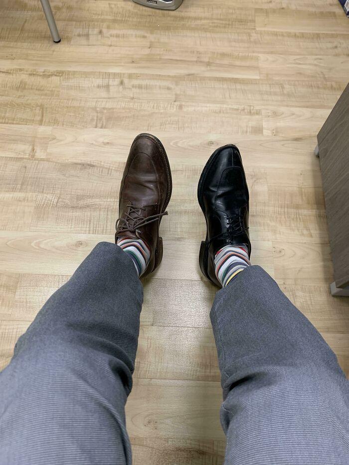 Had to Keep the Light On When Getting Ready for Work