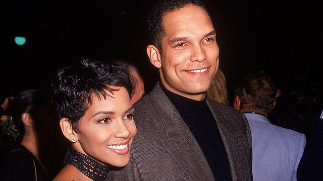Halle Berry and David Justice 