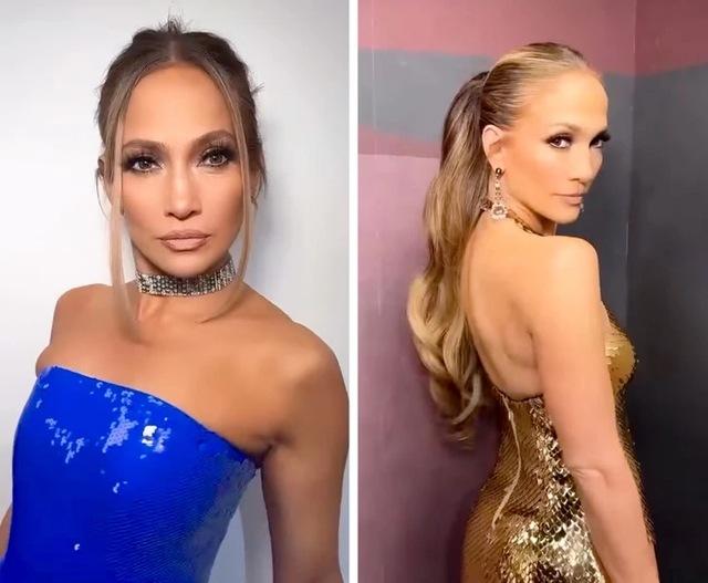 Jennifer Lopez described her fashion intent for the evening as a mix of glamor, coolness, elegance, and sexiness
