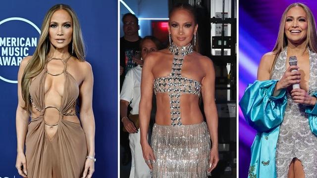 Jennifer Lopez showcased several other stunning outfits throughout the night.