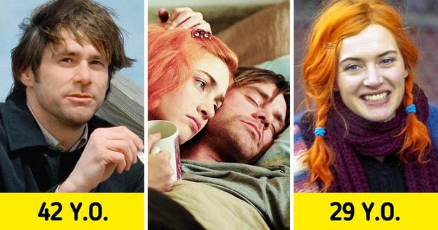 Jim Carrey (42) & Kate Winslet (29) — Eternal Sunshine of the Spotless Mind
