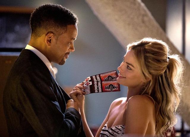 Margot Robbie (24) & Will Smith (46) — Focus