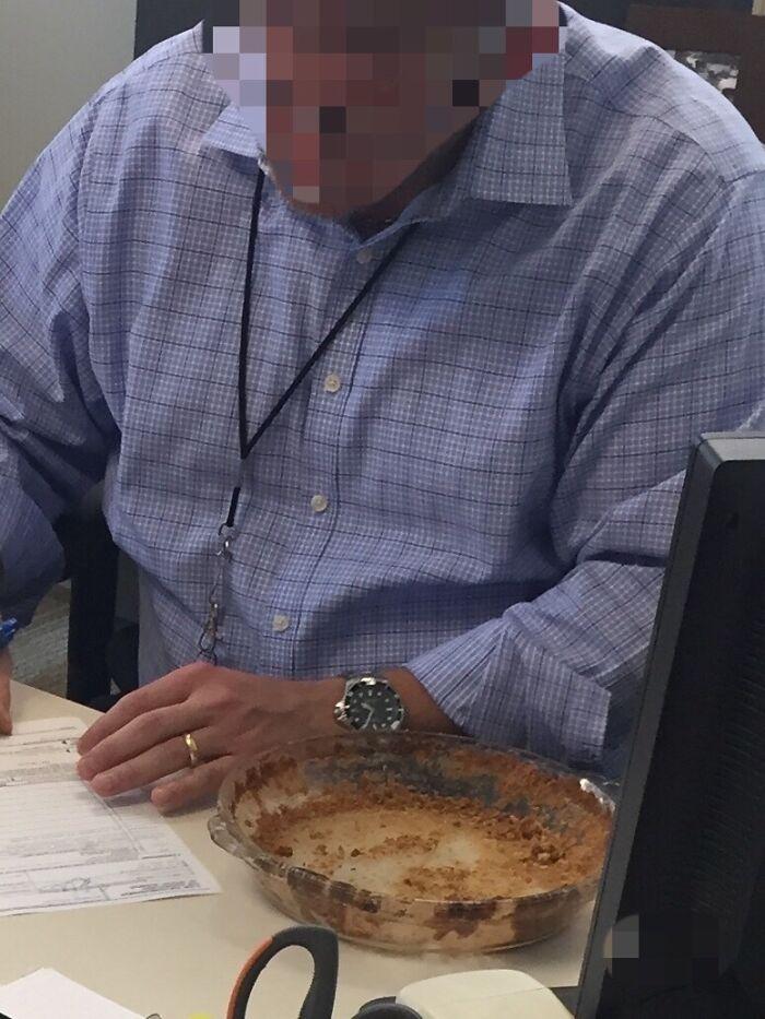 Pecan Pie Stolen from Office, Found Later in Boss’s Office