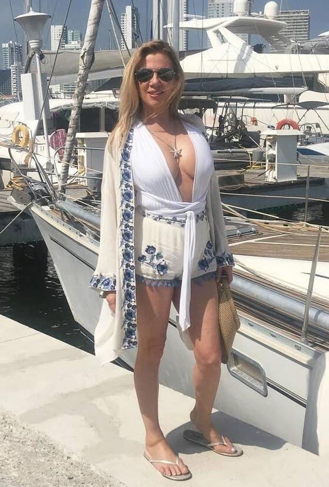 Ramona Singer’s Hervé Léger dress, first worn during her 2010 reality TV fame