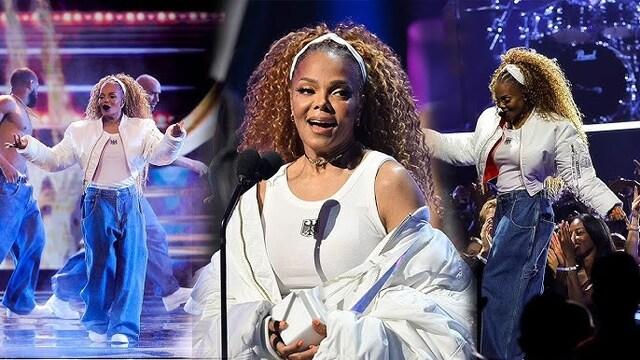 She stepped onto the stage sporting a cropped white Vetements jacket layered over a simple white tank top, paired effortlessly with loose-fitting blue jeans.