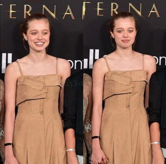 Shiloh revitalized the dress on the red carpet at the Eternals premiere in Los Angeles