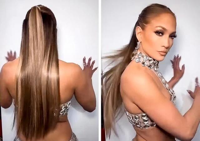 The creation came from Bronx and Banco’s Fall 2023 ready-to-wear collection, reflecting J.Lo’s commitment to blending glamor with innovation