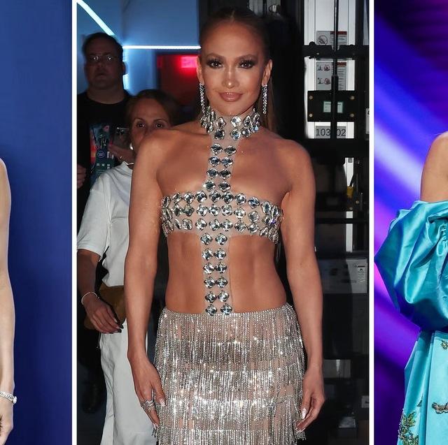 The diamonds sparkled under the stage lights like constellations, turning Lopez into a celestial figure gracing the AMAs red carpet.