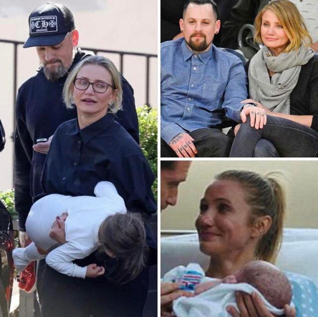 A private moment caught on camera—Cameron Diaz embraces motherhood with the same warmth that defines her public persona.