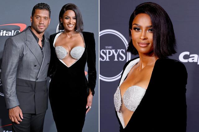 At the 2022 ESPY Awards, she dazzled in a black velvet gown featuring a plunging neckline and silver-sequined bustier, perfectly paired with diamond jewelry and a sleek bob