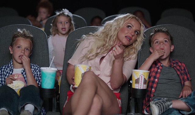 Britney with her two sons