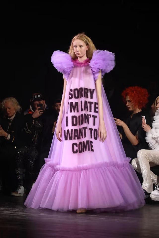 Fashion’s Sassy Statement: “Sorry I’m Late. I Didn’t Want to Come.”