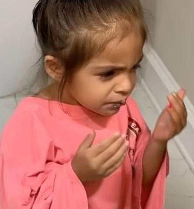 The child’s reaction says it all—parenting decisions are never easy, especially when appearance is involved.