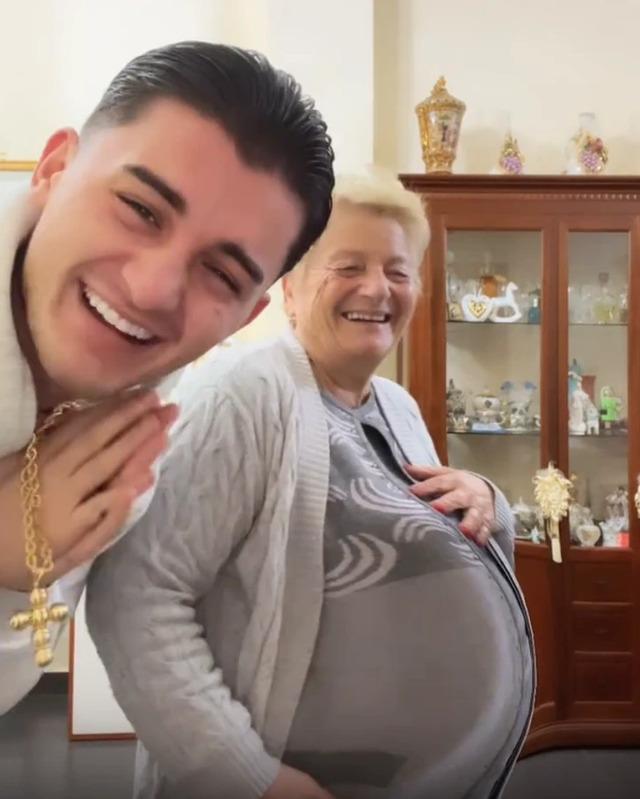 The prank escalated when Giuseppe announced on Instagram that he and Milina were expecting a child.