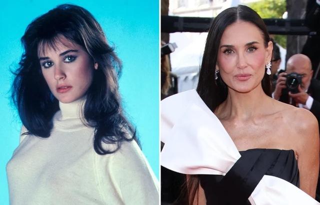 Then and Now — Demi Moore: A powerful visual story of transformation, resilience, and enduring influence in Hollywood.