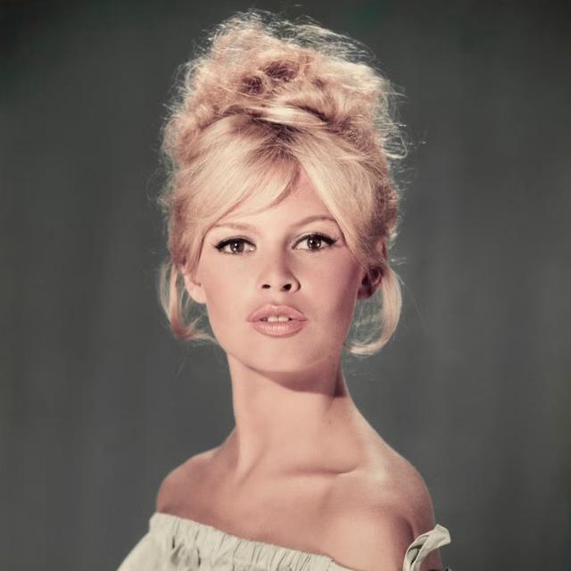 An iconic portrait of Bardot, showcasing the timeless elegance that defined a generation.