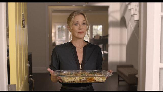 Christina played Jen Harding, a grieving widow whose grief and fury were masked by biting sarcasm