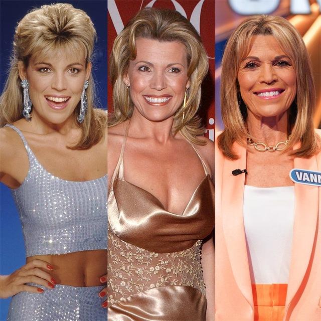 From fresh-faced starlet to TV legend: a collage of Vanna White through the decades, showcasing her timeless beauty and poise.