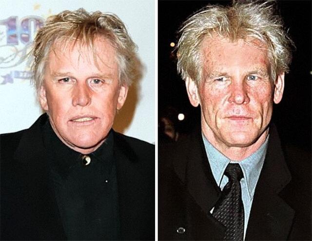 Gary Busey and Nick Nolte are grizzled veterans of film whose rough-and-tumble looks confuse fans to this day.