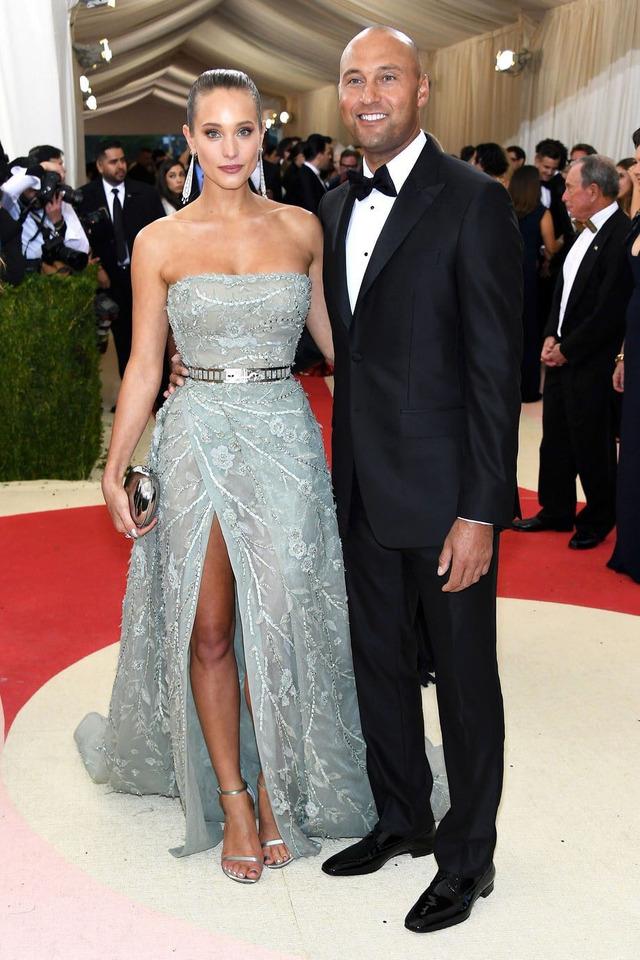 Hannah Jeter and husband Derek Jeter shine at the Met Gala, proving that their relationship is not just one of love, but of shared success and elegance.
