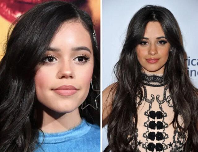 Jenna Ortega and Camila Cabello are rising stars whose striking parallels make them look like long-lost sisters.
