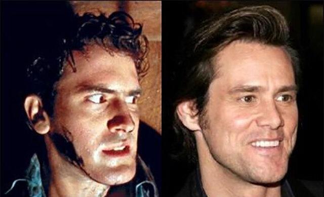 Jim Carrey and Bruce Campbell share such expressive faces that fans often confuse one for the other.
