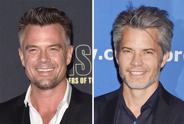Josh Duhamel and Timothy Olyphant are Hollywood’s rugged gentlemen doubles, often mistaken for one another.