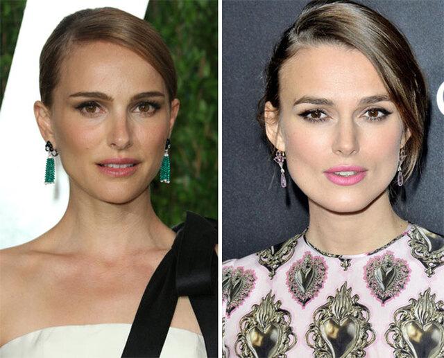 Natalie Portman and Keira Knightley resemble each other so closely that even Natalie’s own mother was once fooled.