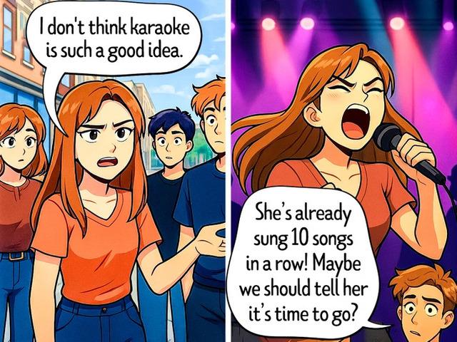 One chorus at karaoke is all it takes to transform you from shy singer to full-blown pop diva—until your voice cracks.