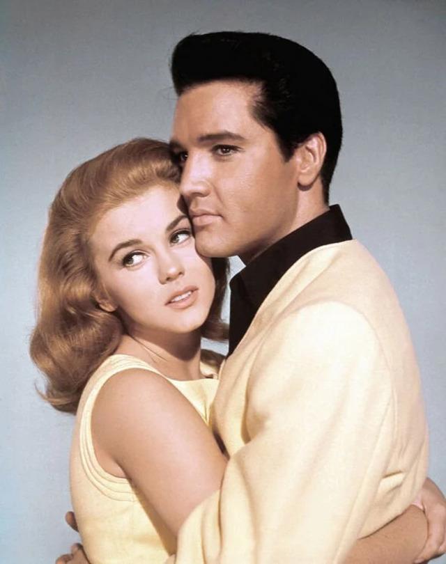A sizzling moment captured in Viva Las Vegas, where Elvis Presley and Ann-Margret share undeniable chemistry on-screen, making it one of their most iconic performances together.