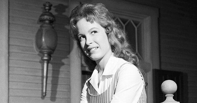 A young Linda Kaye Henning during her early years on Petticoat Junction, radiating charm and energy.