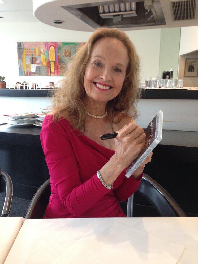 Angel Tompkins today: radiant, refined, and still carrying the grace of a Hollywood legend.