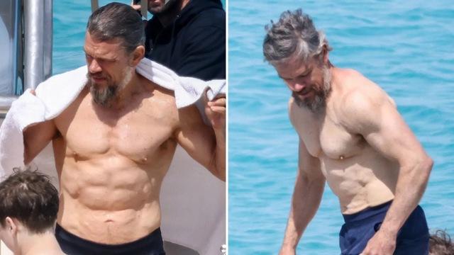 Damon’s appearance—his toned physique and undeniable charm—served as a visual reminder that he’s not just portraying a hero