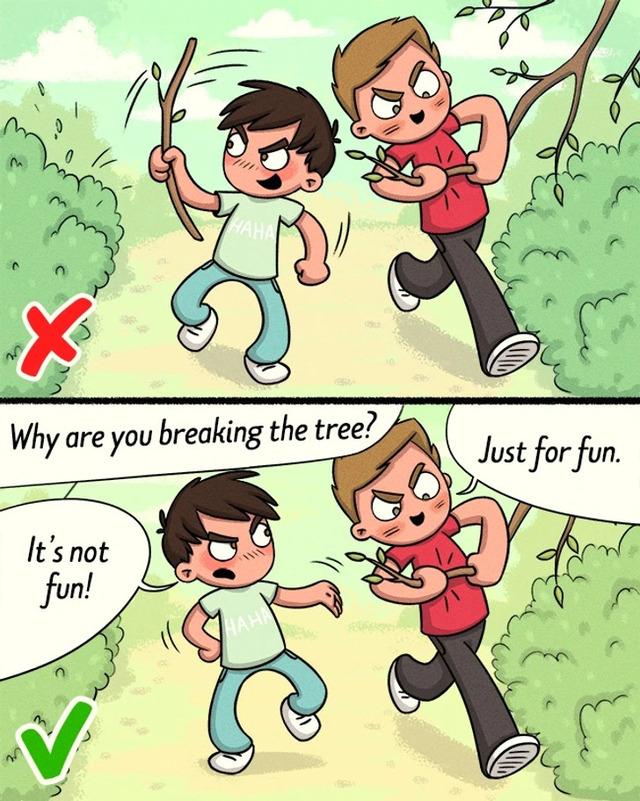 Encourage respect for the environment through daily actions.