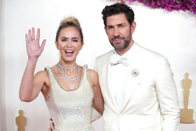 In 2018, Emily Blunt starred in the post-apocalyptic horror film A Quiet Place, directed by her husband, John Krasinski.