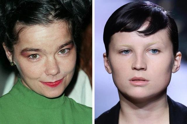 Ísadóra Bjarkardóttir Barney combines Björk’s distinctive beauty with an artistic presence that is uniquely her own, establishing herself as a creative force.