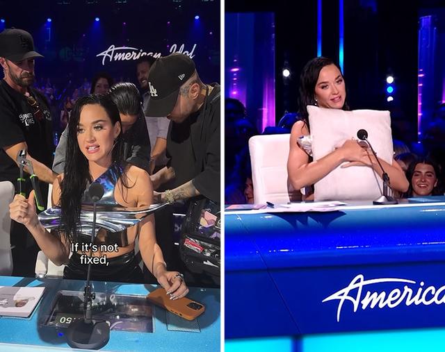 Katy Perry had a memorable live television moment when her top slipped during American Idol, and she turned the mishap into a playful joke.