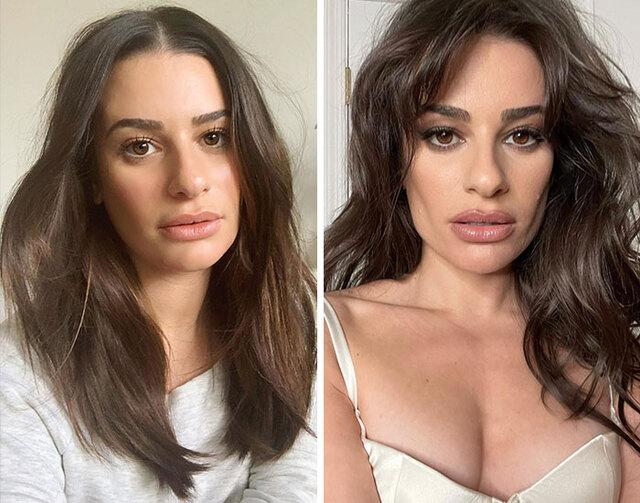 Lea Michele became the center of buccal fat removal rumors after debuting a strikingly sculpted face that fueled Hollywood’s latest beauty trend.