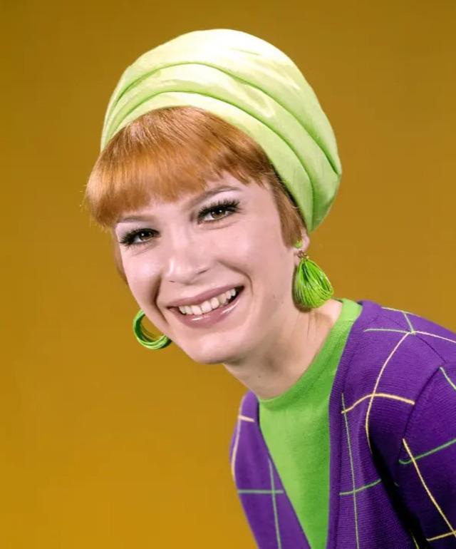 Linda Kaye Henning in the vibrant 1960s, embracing her unique style and screen presence