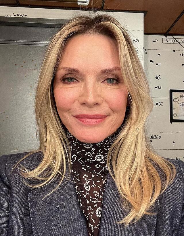 Michelle Pfeiffer accepts her reflection with grace, letting go of perfection in an unforgiving industry.
