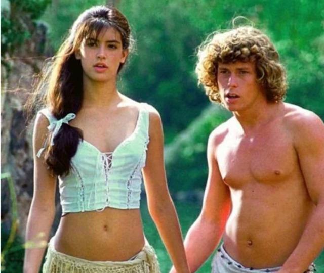 Phoebe Cates in Paradise (1982) – her very first film role that marked the beginning of her Hollywood journey.