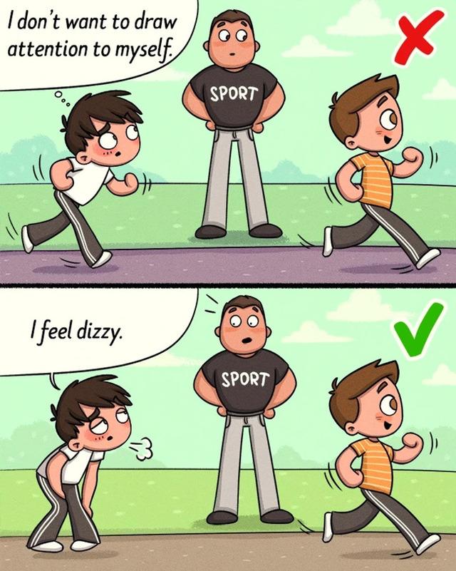 Reinforce that health should always come before everything.