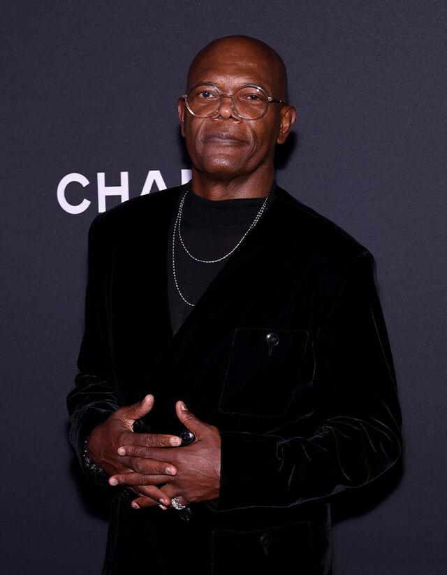Samuel L. Jackson radiates cool confidence at 76, blending wisdom with unmatched screen presence.