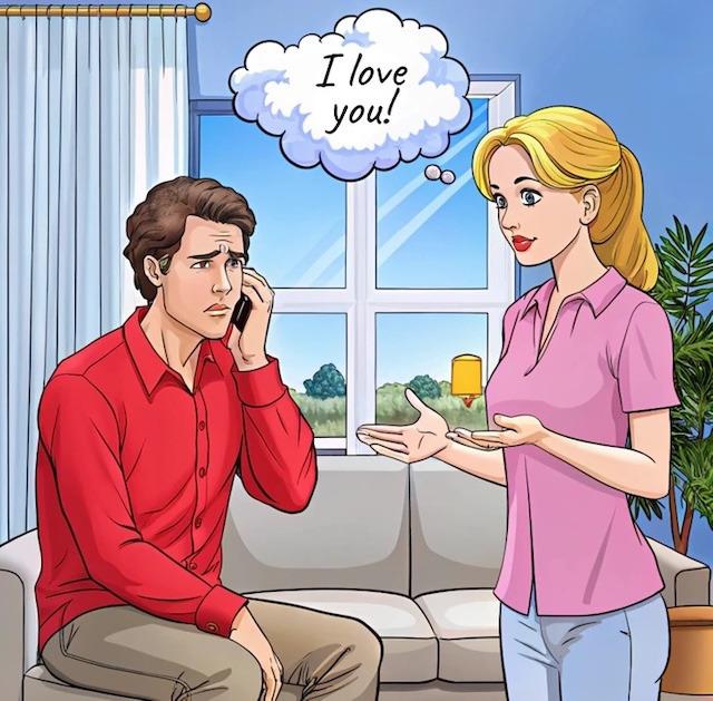 When "I love you" becomes a routine phrase without real emotion.