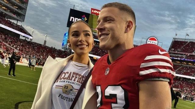 Olivia has found personal happiness with NFL star Christian McCaffrey