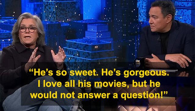 Rosie, recalling the 1997 interview, explained that although Keanu was “sweet” and “gorgeous,”